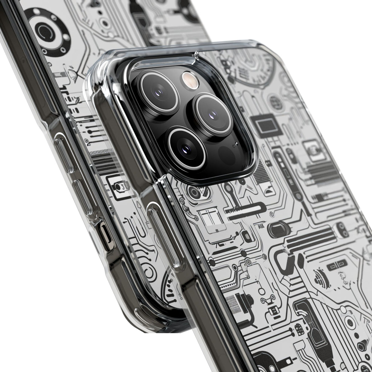 Circuit Innovation - Phone Case for iPhone (Clear Impact - Magnetic)