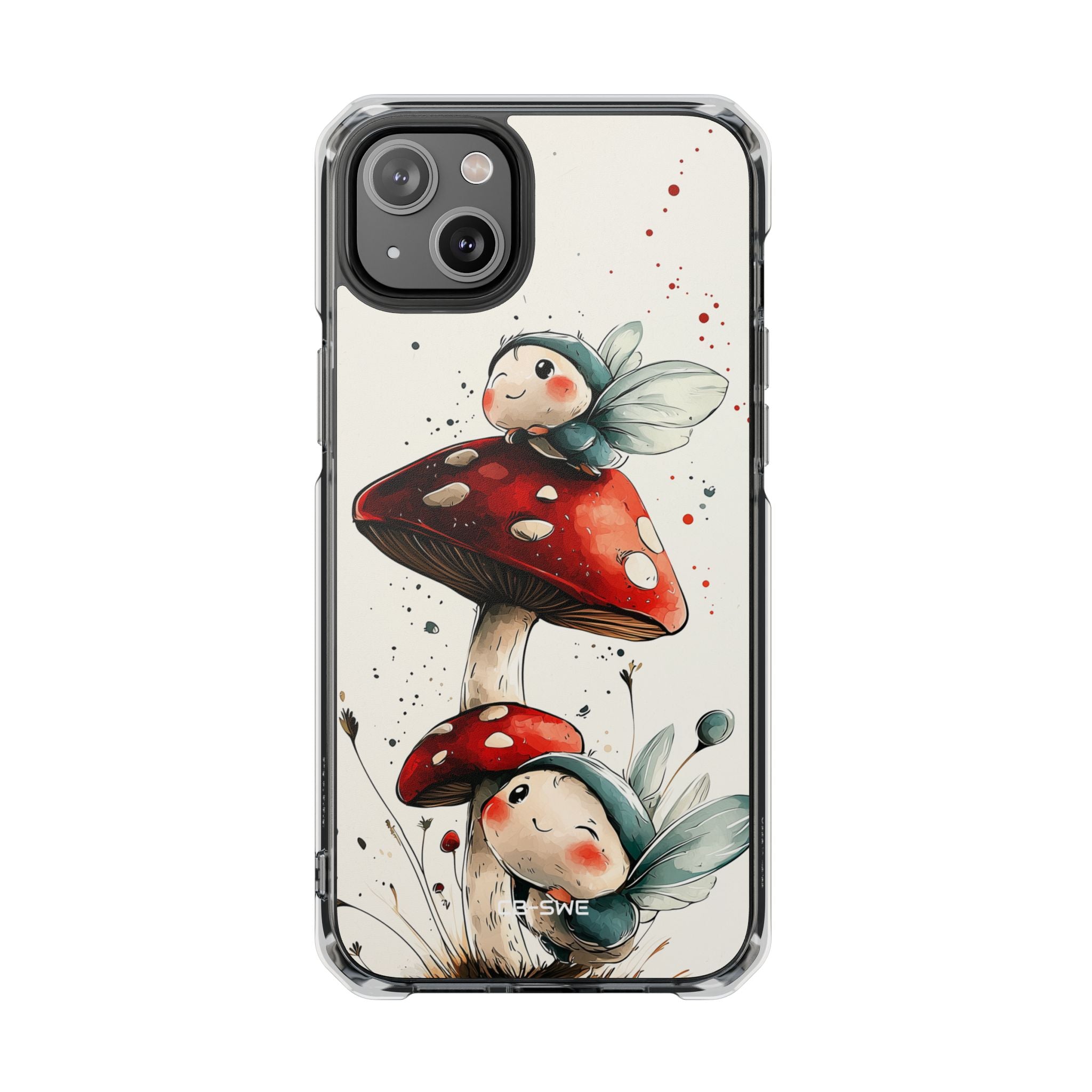 Mushrooms Entertain Fairies iPhone Case - Impact