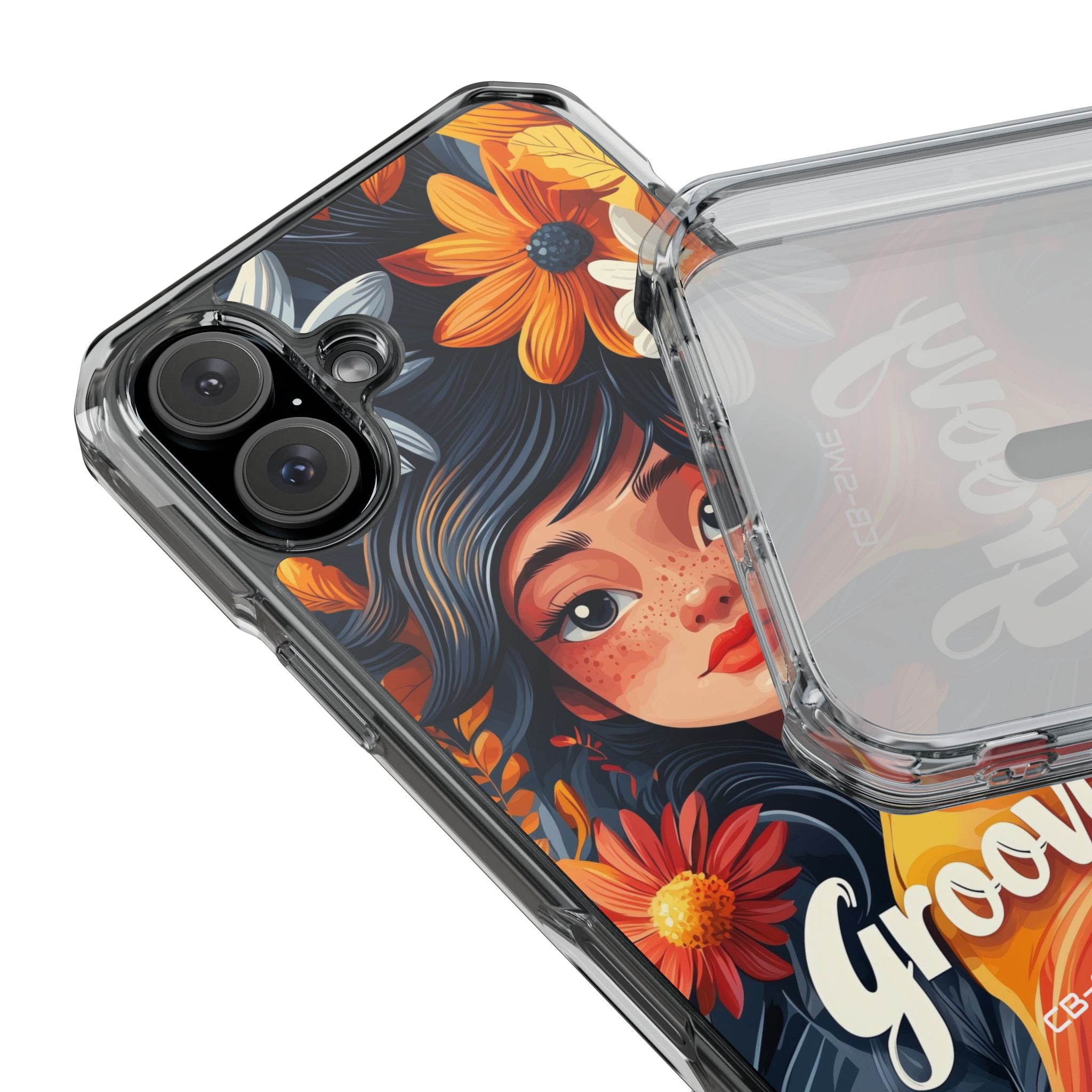 Floral Girl Smiles iPhone Case - Impact