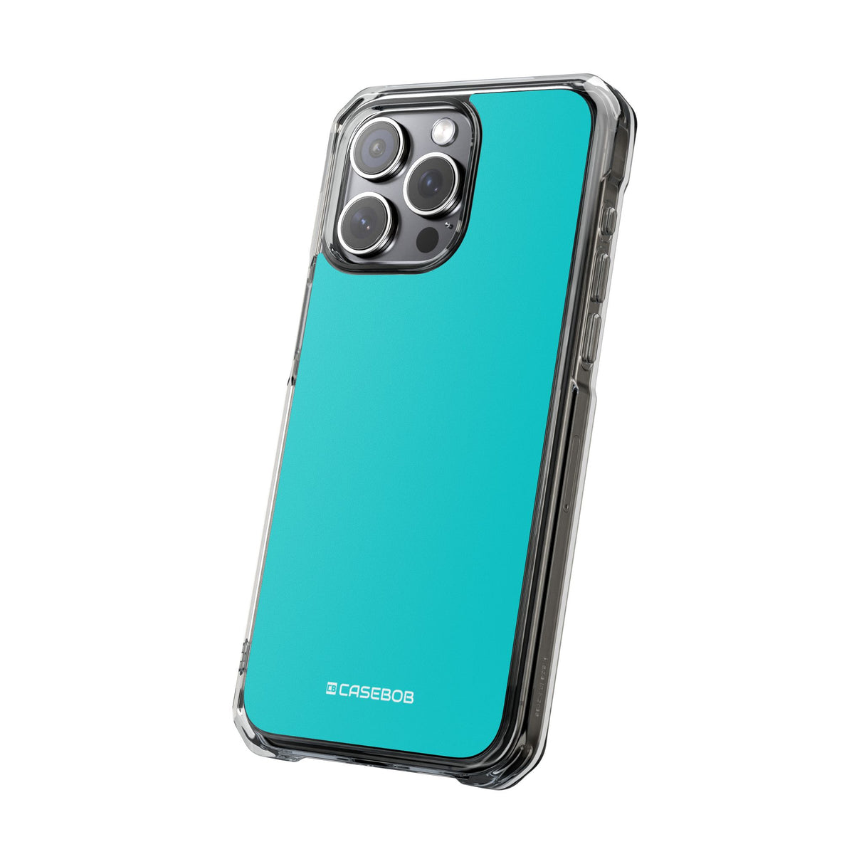 Dark Turquoise | Phone Case for iPhone (Clear Impact Case - Magnetic)