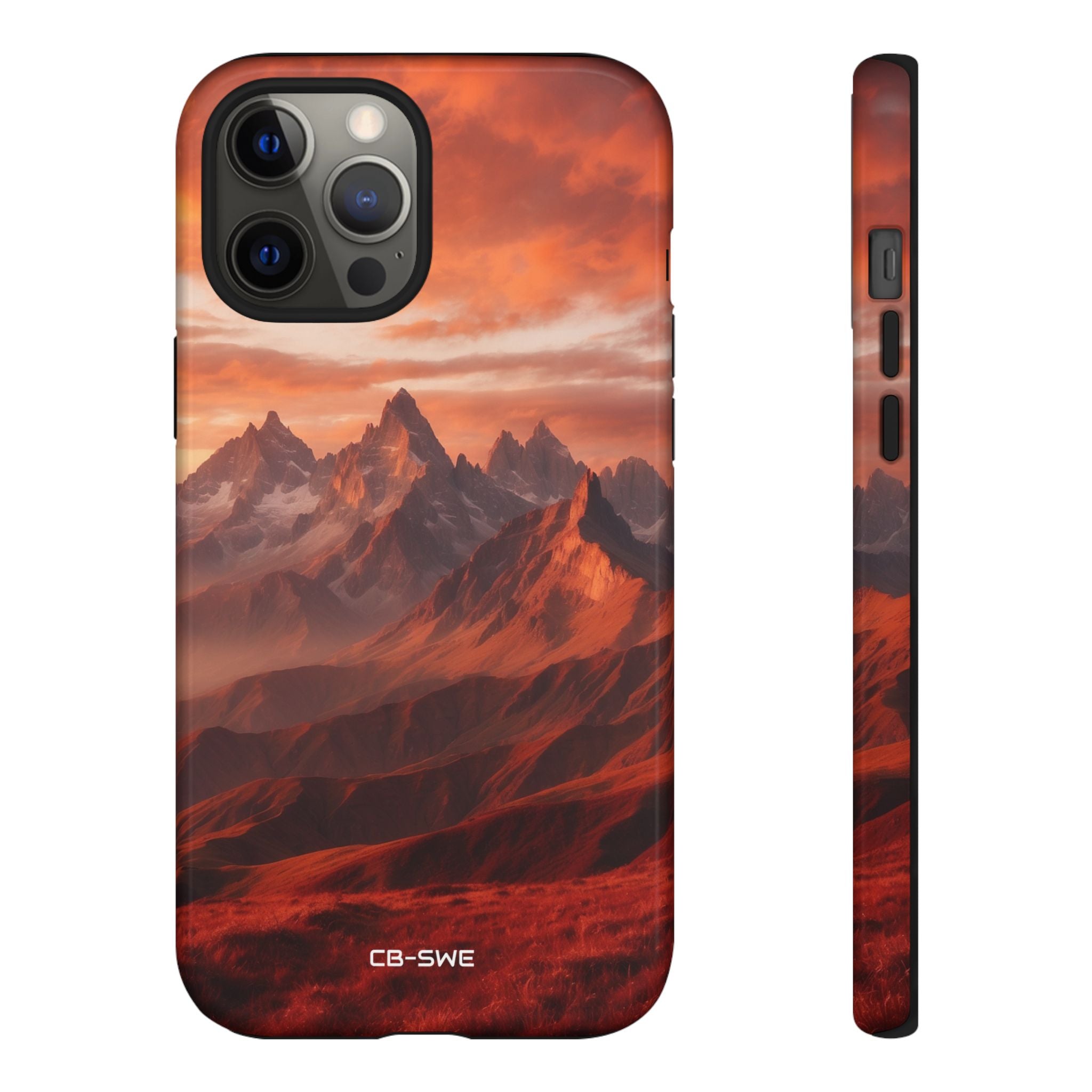 Mountain Peaks Glowing - iPhone Case