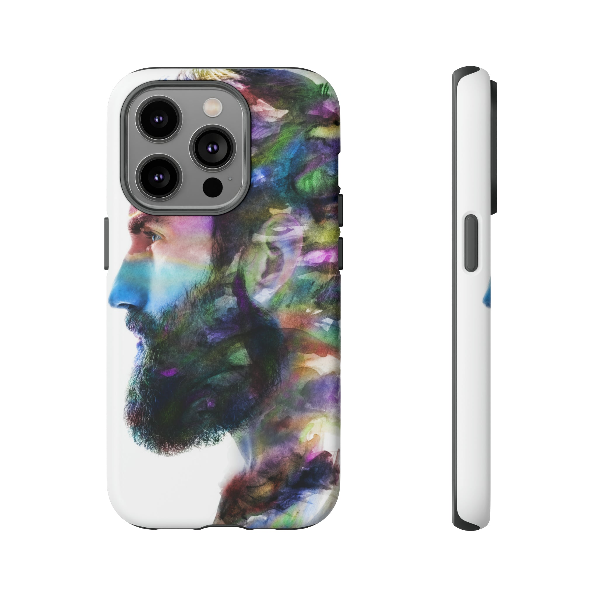 Watercolor Portrait - Protective Phone Case