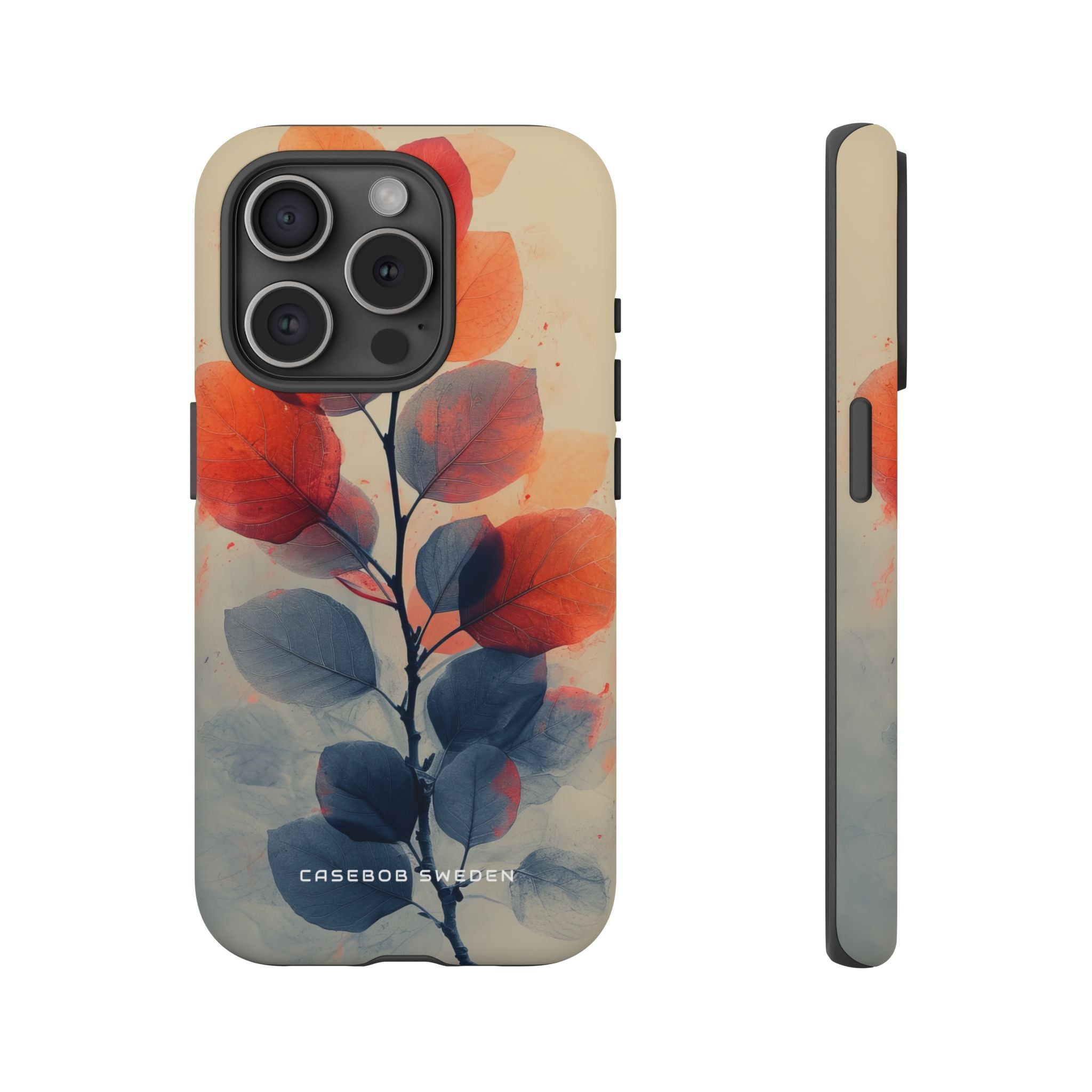 Ethereal Leaf Harmony iPhone 15 - Tough Phone Case