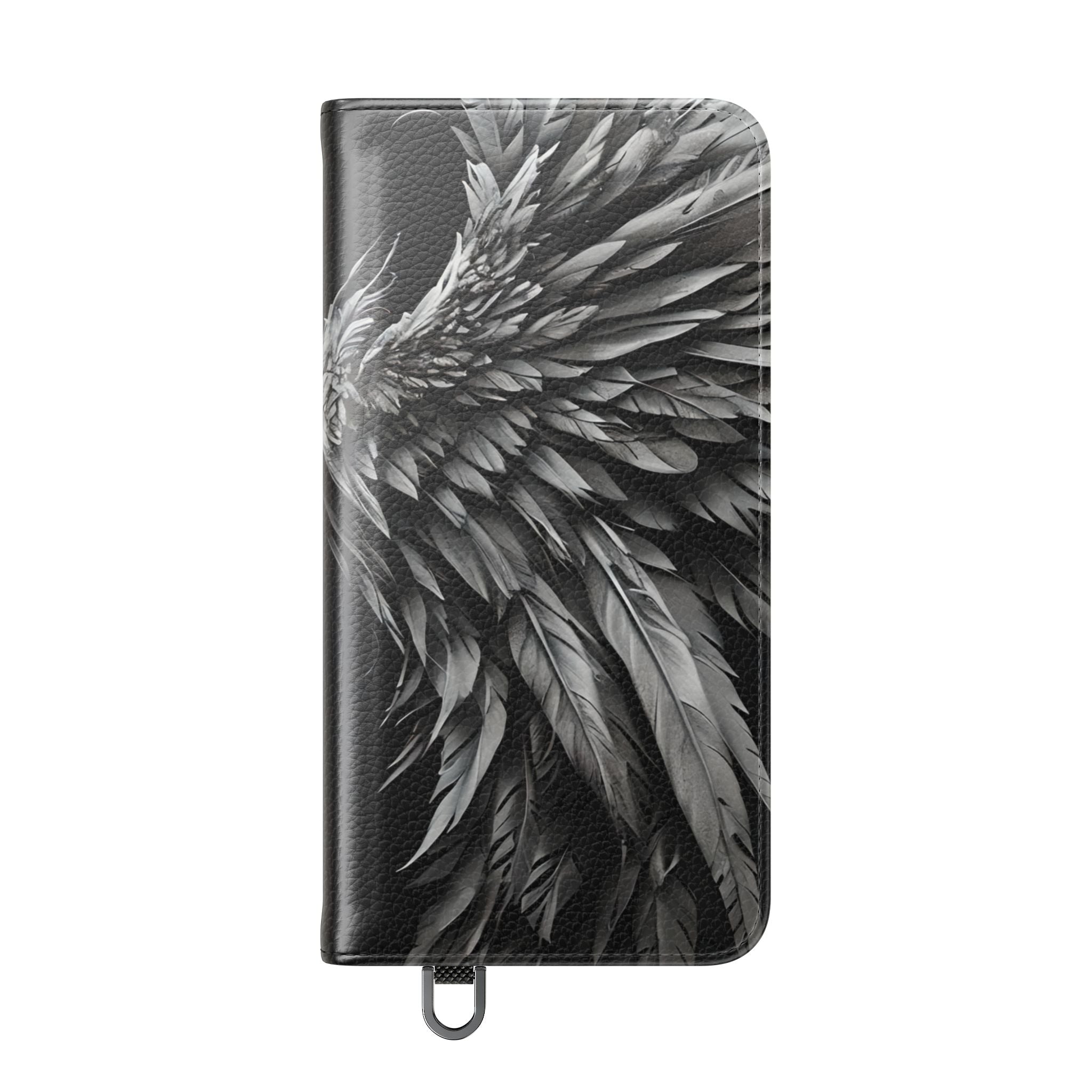 Crimson Silver Wings - Samsung S25 Case - Wallet