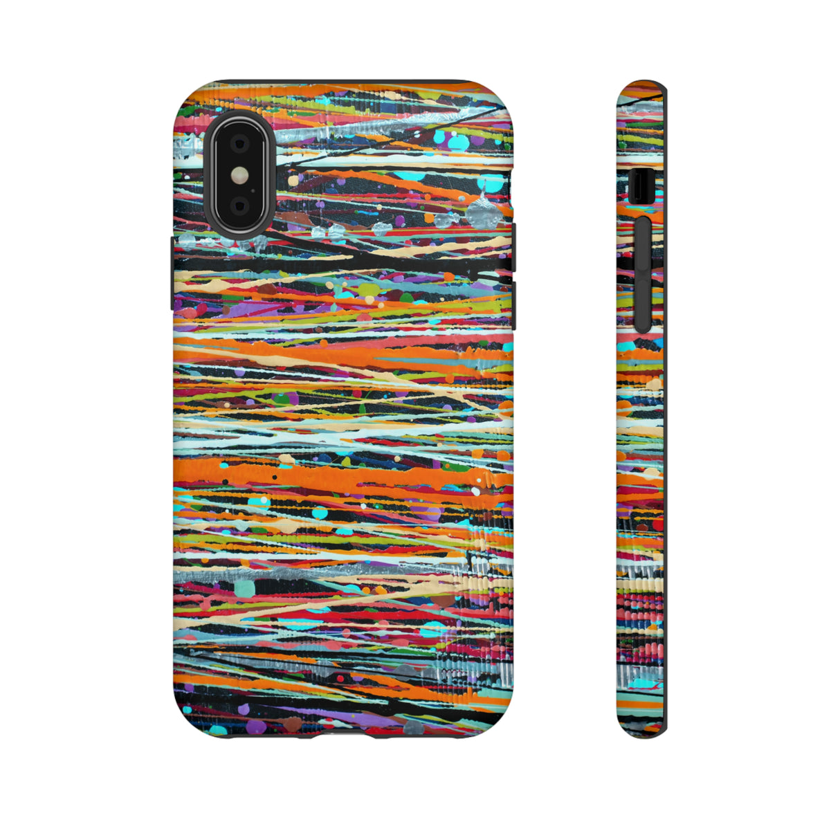 Oil painting - Stripe - Protective Phone Case