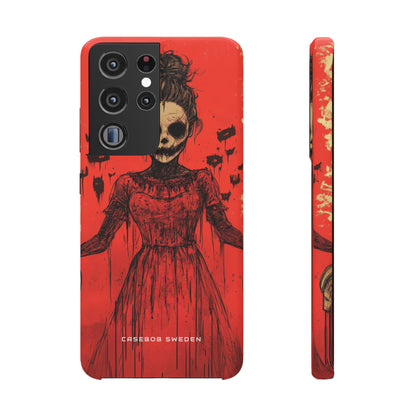 Haunting Scarlet Descent Samsung S21 - Slim Phone Case