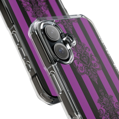 Damask Elegance Purple iPhone 15 Case - Impact