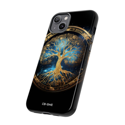Cosmic Tree Radiance - iPhone Case