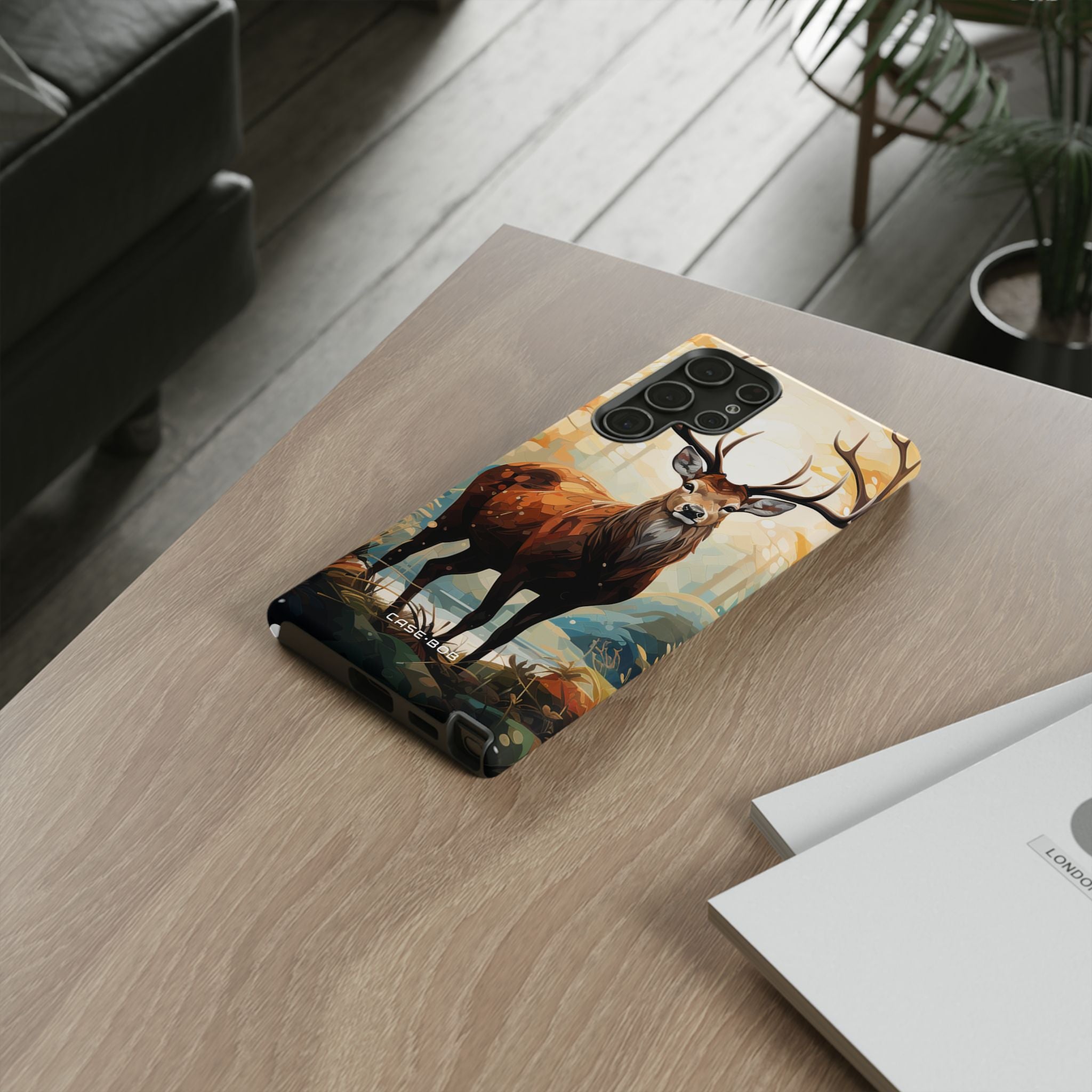Glowing Stag Samsung S22 Ultra Case - Tough