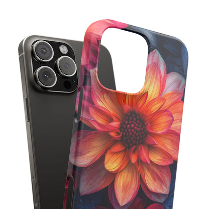 Fiery Bloom Harmony iPhone 16 - Slim Phone Case