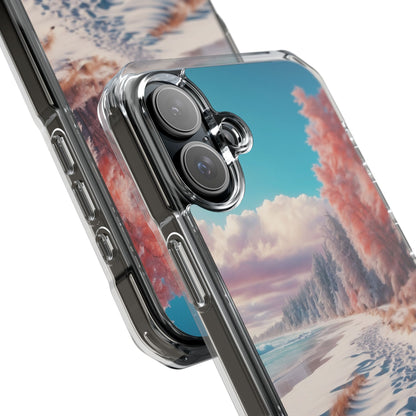 Snowy Footprints iPhone 16 Plus Case - Impact