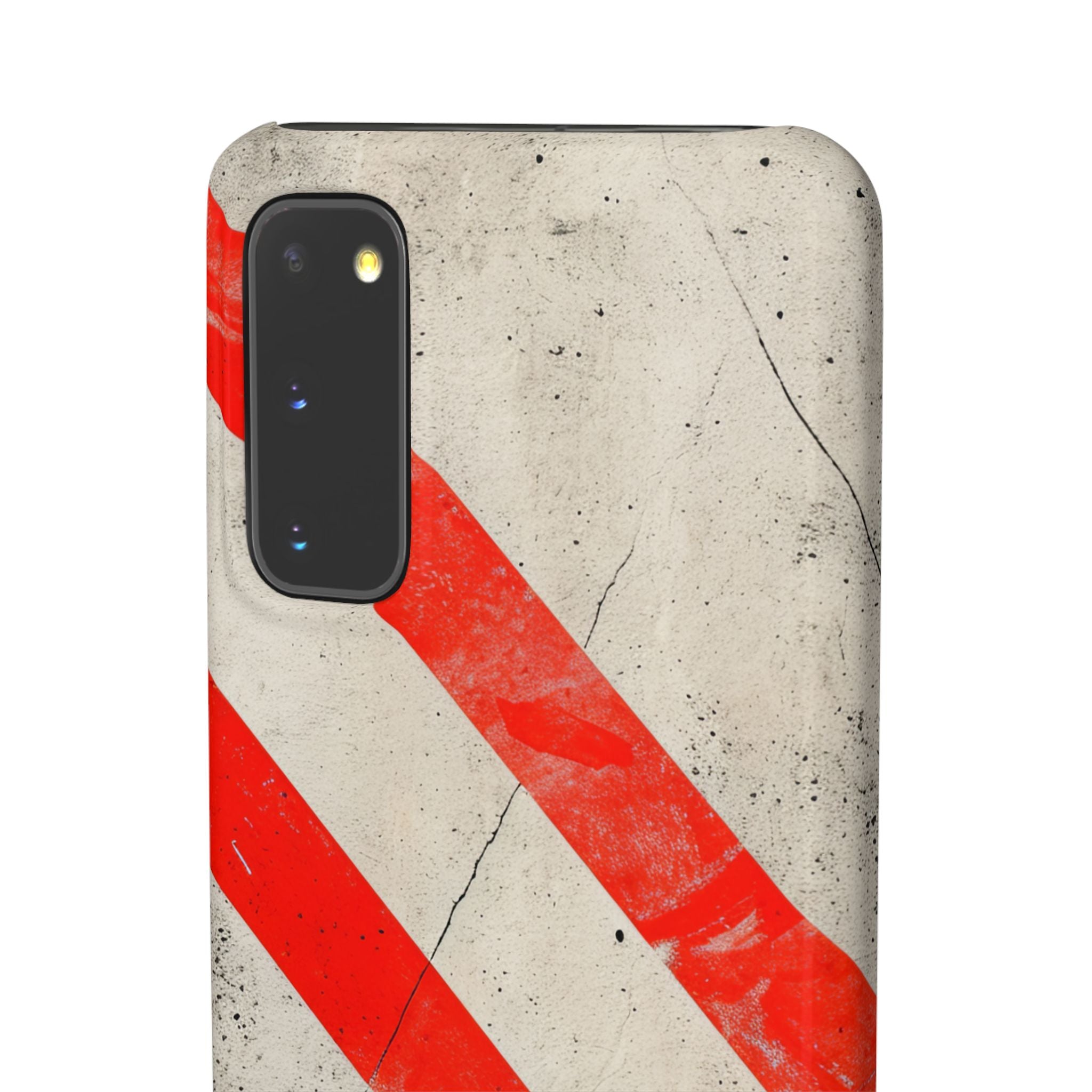 Striker Crimson Stripes Samsung S20 - Slim Phone Case