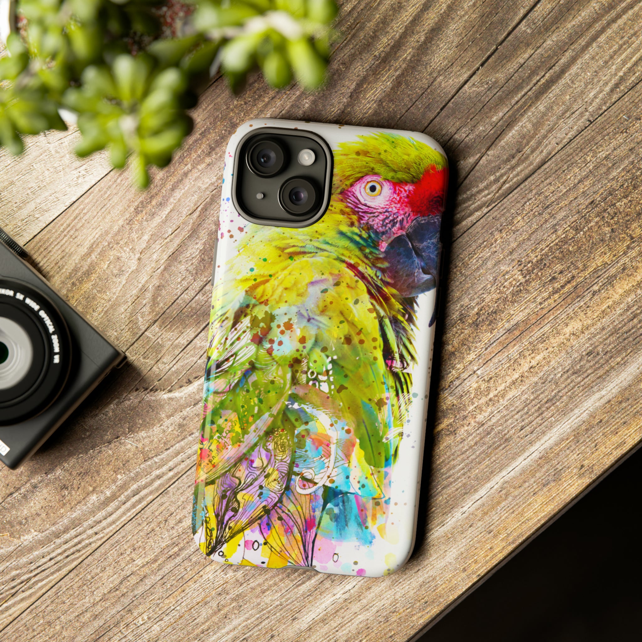 Colorful Parrot - Protective Phone Case