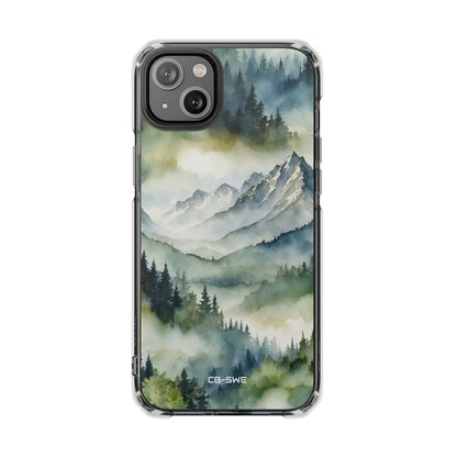 Misty Peaks Emerge iPhone Case - Impact