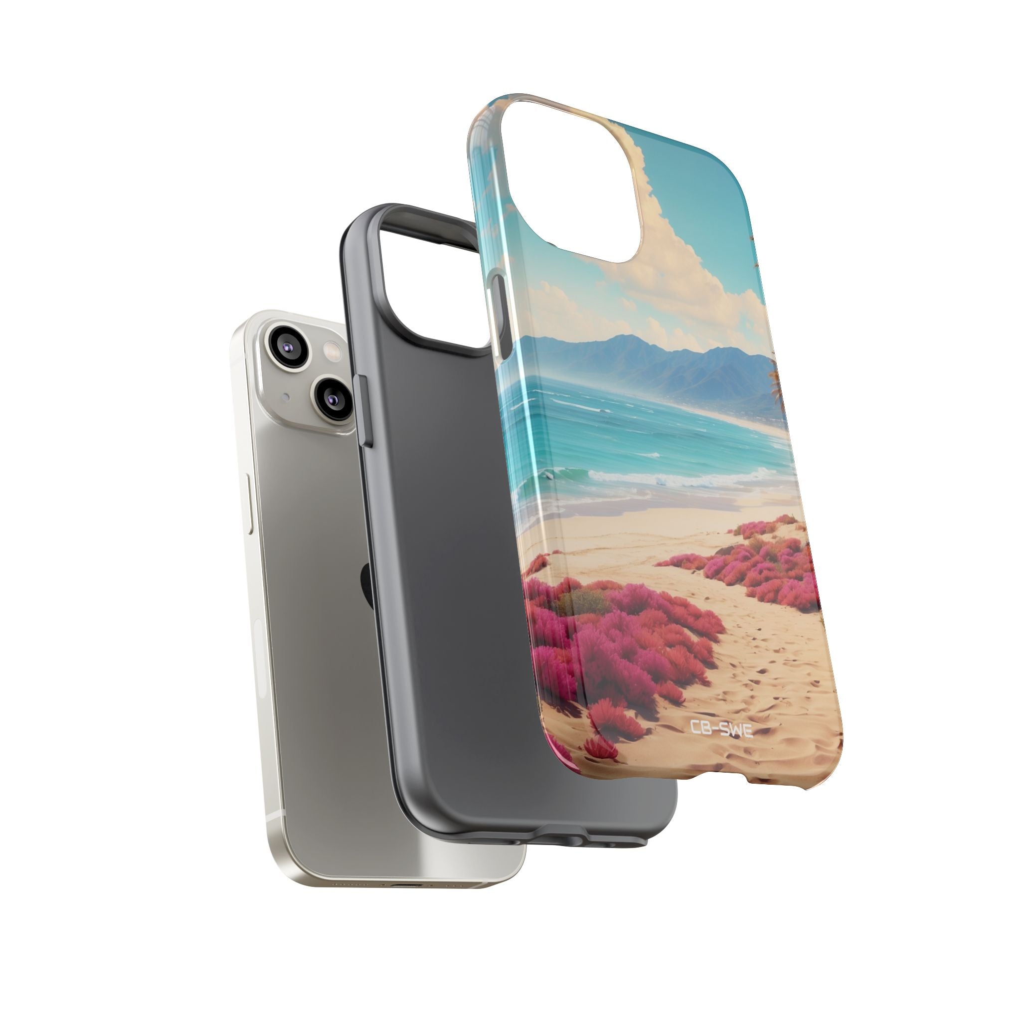Footprints Trace Sand - iPhone Case