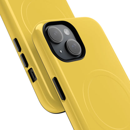 Mustard Yellow - Tough + MagSafe® iPhone 15 Phone Case