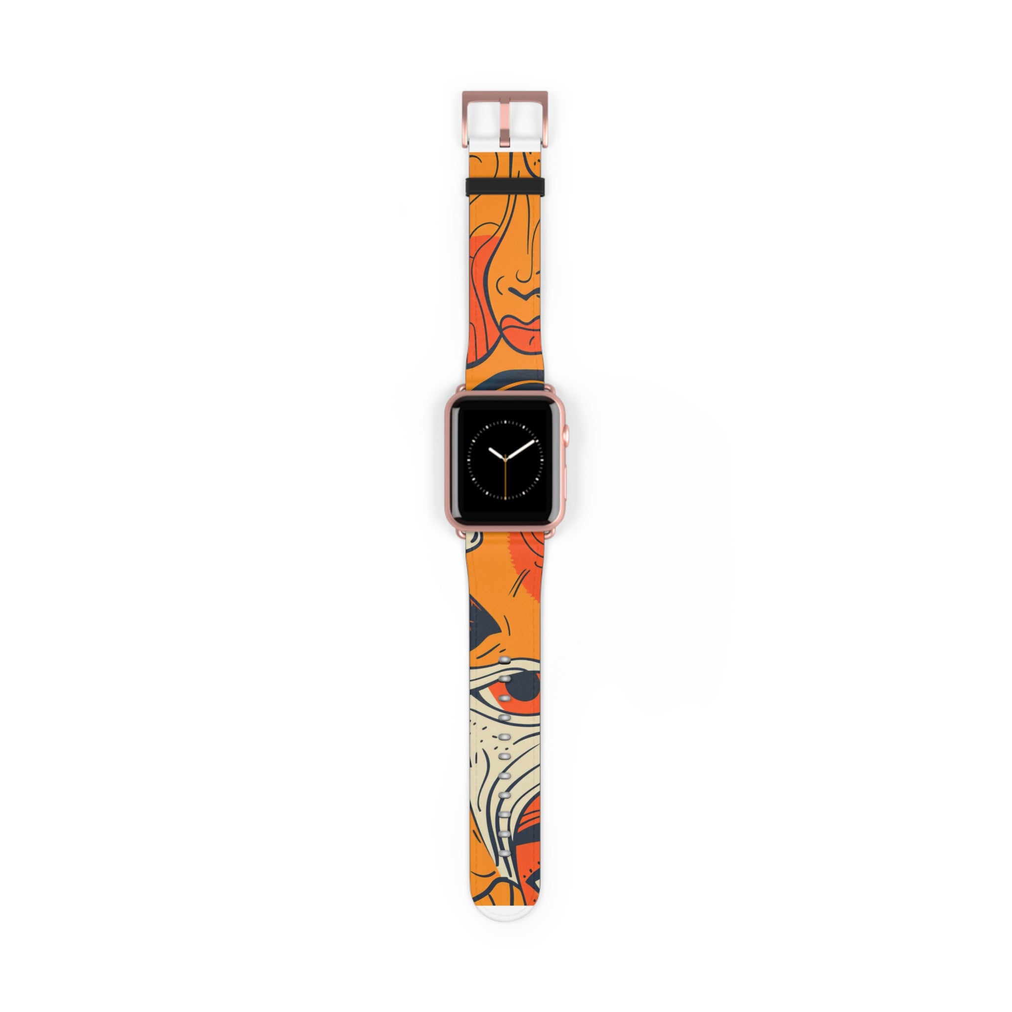 Overlapping Faces - Watch Band