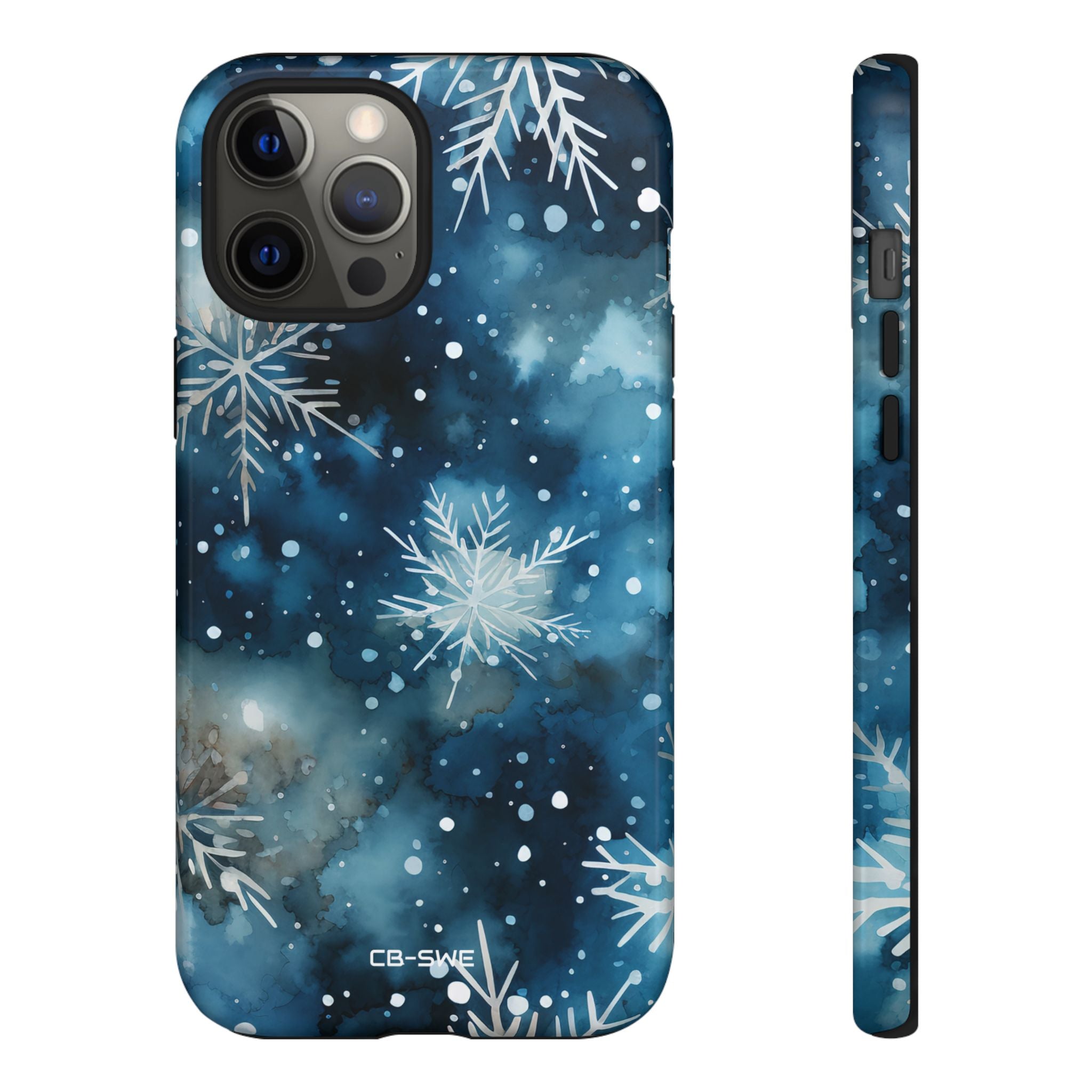 Winter Snowflakes Dance - iPhone Case