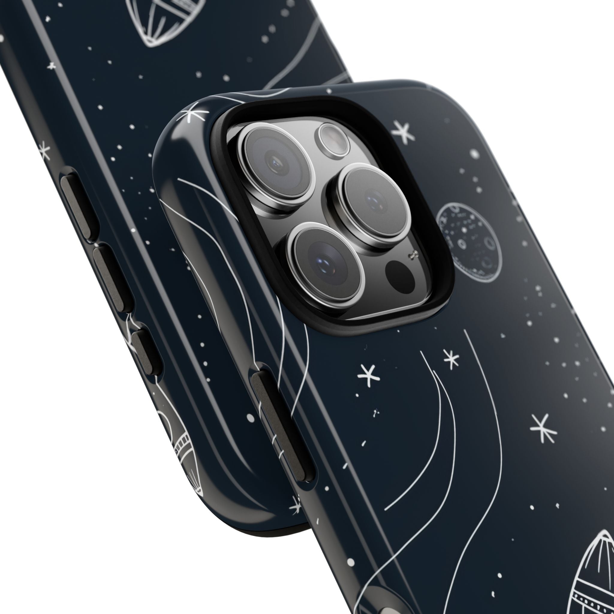 Cosmic Rocket Drift iPhone 16 - Tough