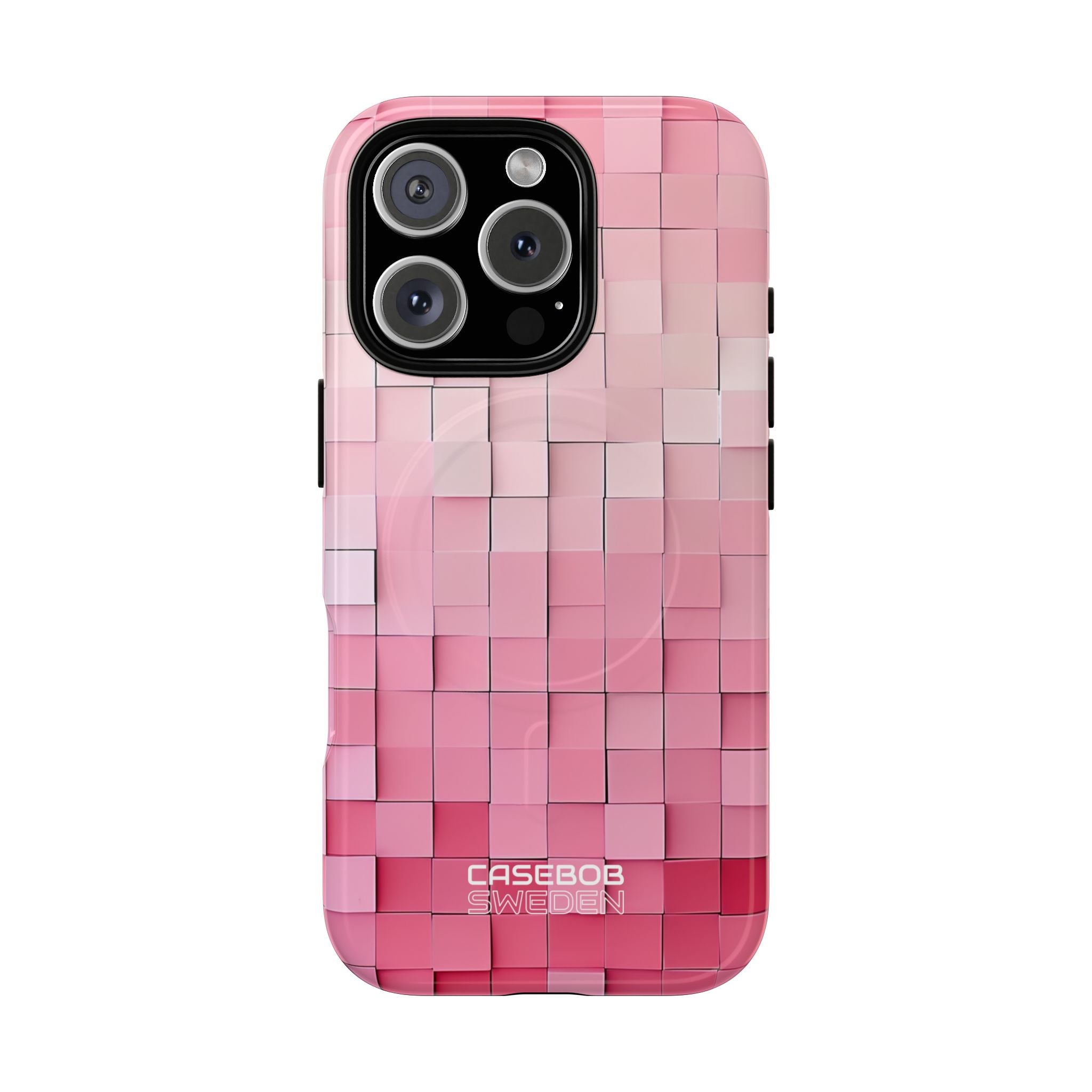 Brillo Mosaico Rosa iPhone 16 - Tough+