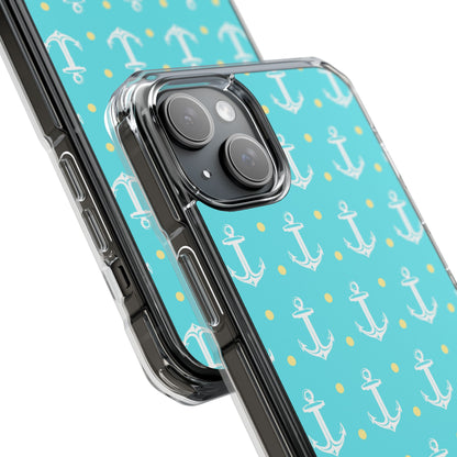 Nautical Anchors & Dots iPhone Case - Impact