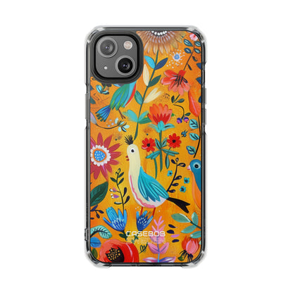 Whimsical Birds Garden iPhone 14 - Impact Clear+
