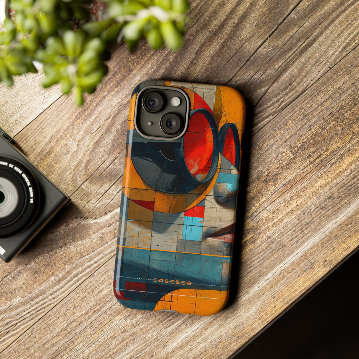 Cartoon Geometry Fusion - Protective Phone Case