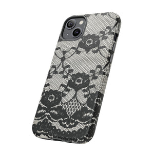 Lilrunge Gothic Flower - Protective Phone Case