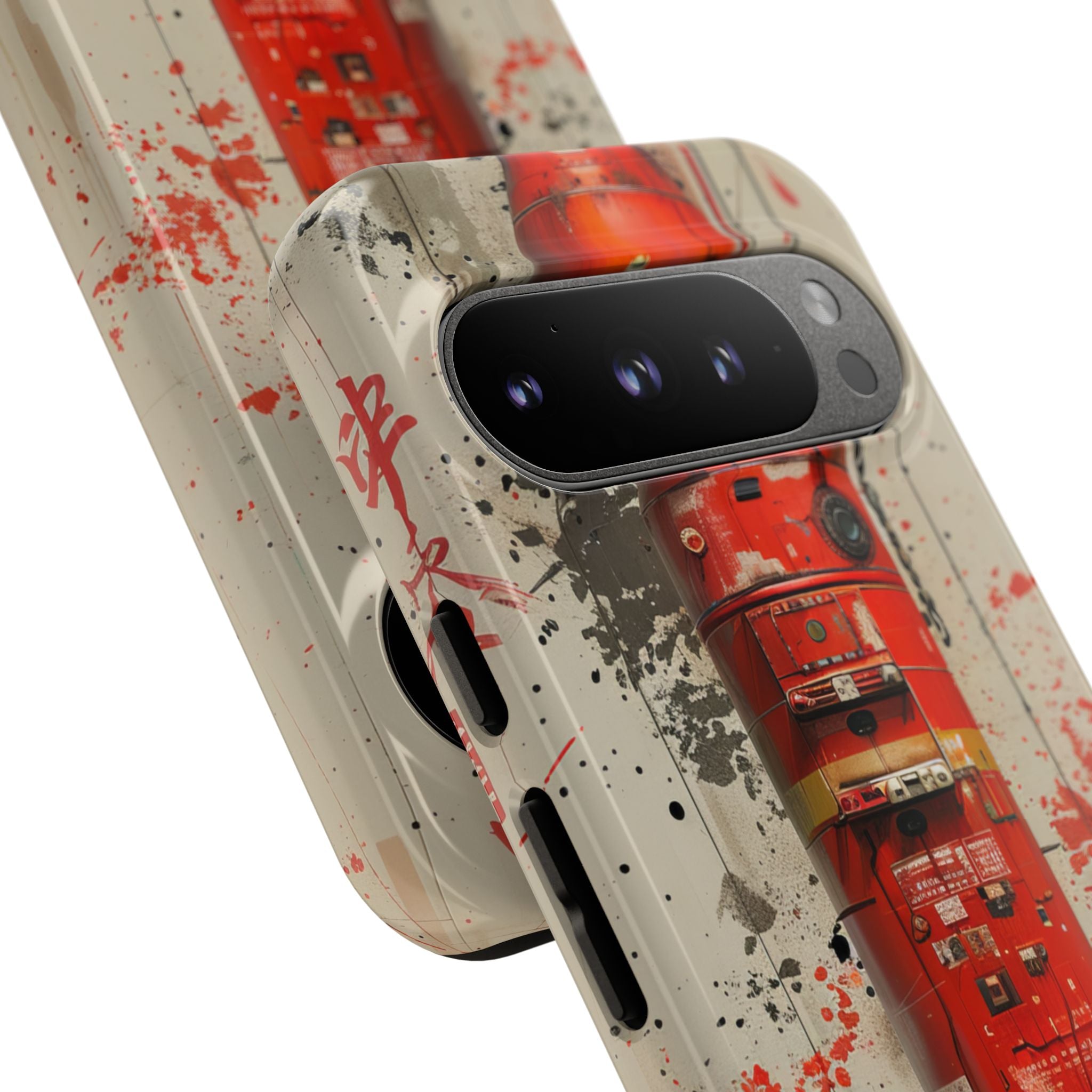 Crimson Rocket Burst Google Pixel 9 - Tough