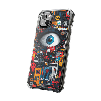 Digital Eye Blue iPhone 14 Plus Case - Impact