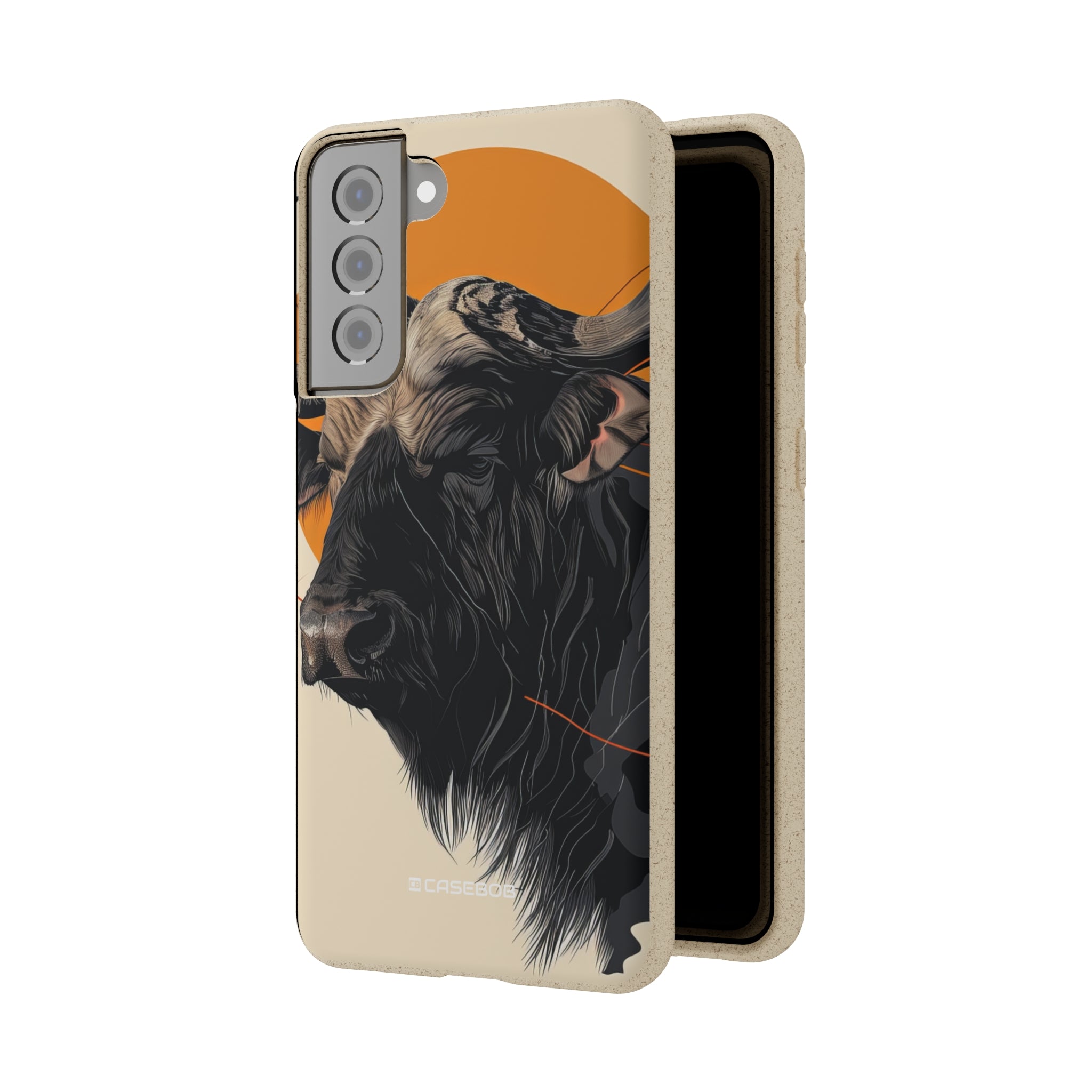 Majestic Buffalo Sun | Biodegradable Phone Case