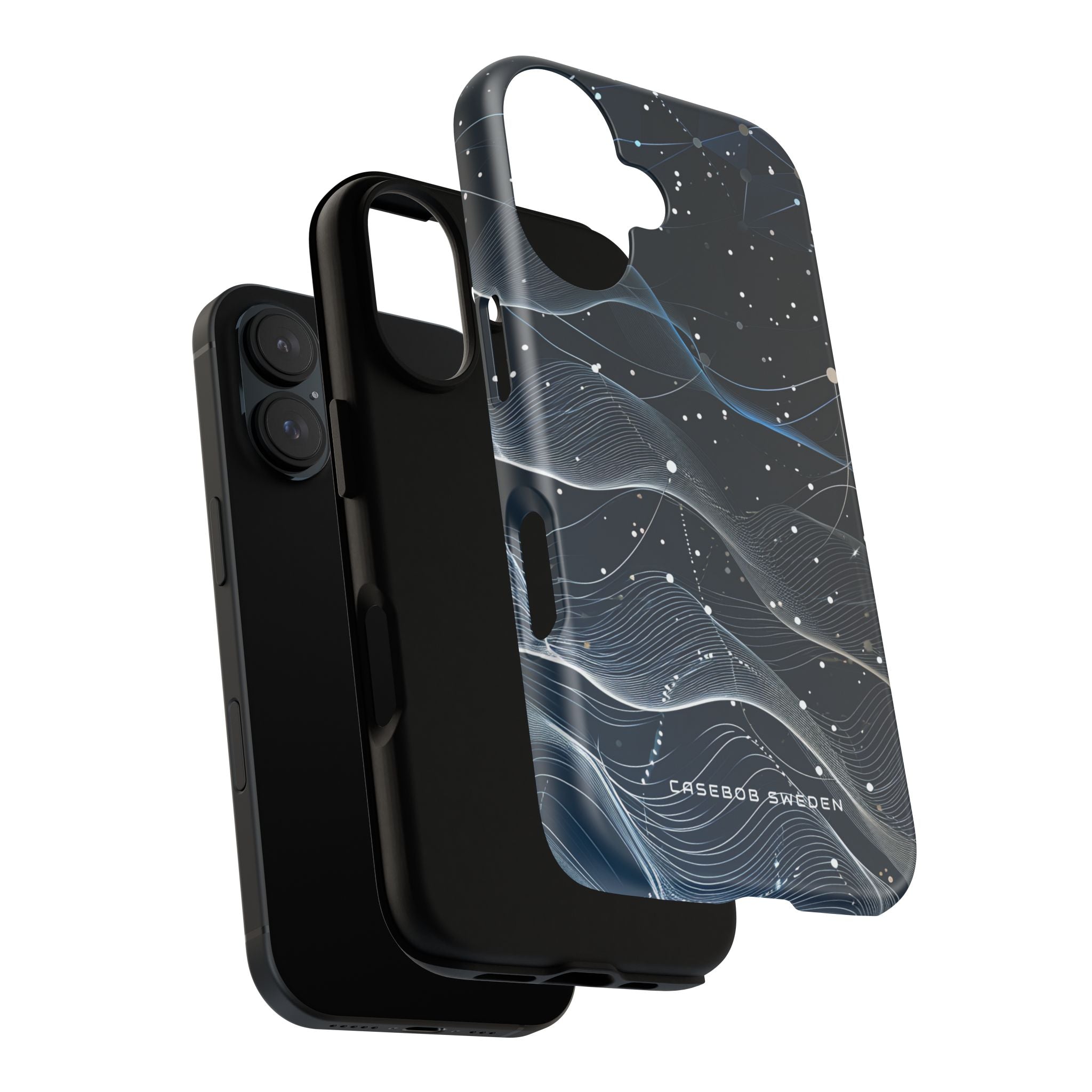 Gradient Neural Waves iPhone 16 - Tough Phone Case