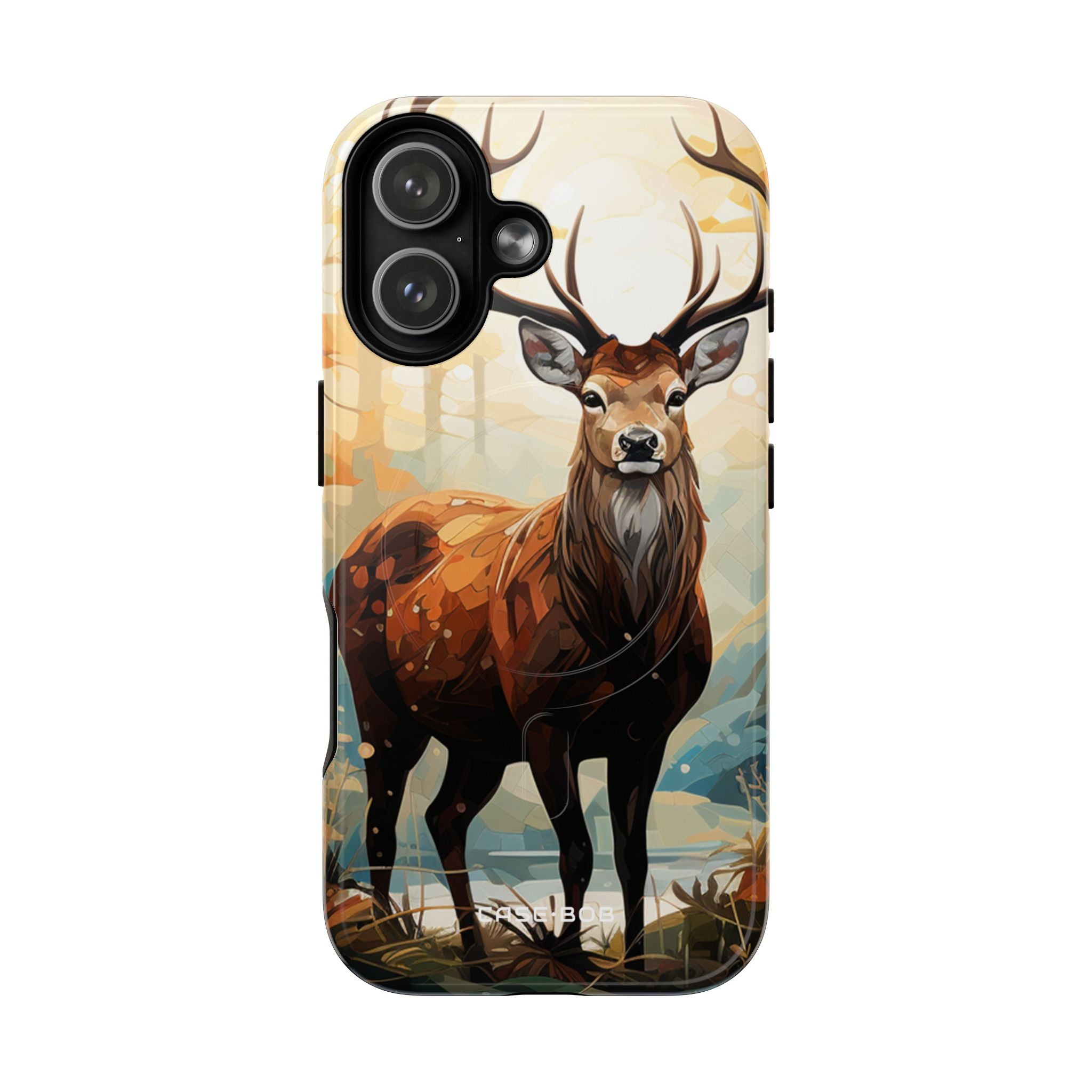 Glowing Stag iPhone 17 Case - Tough+