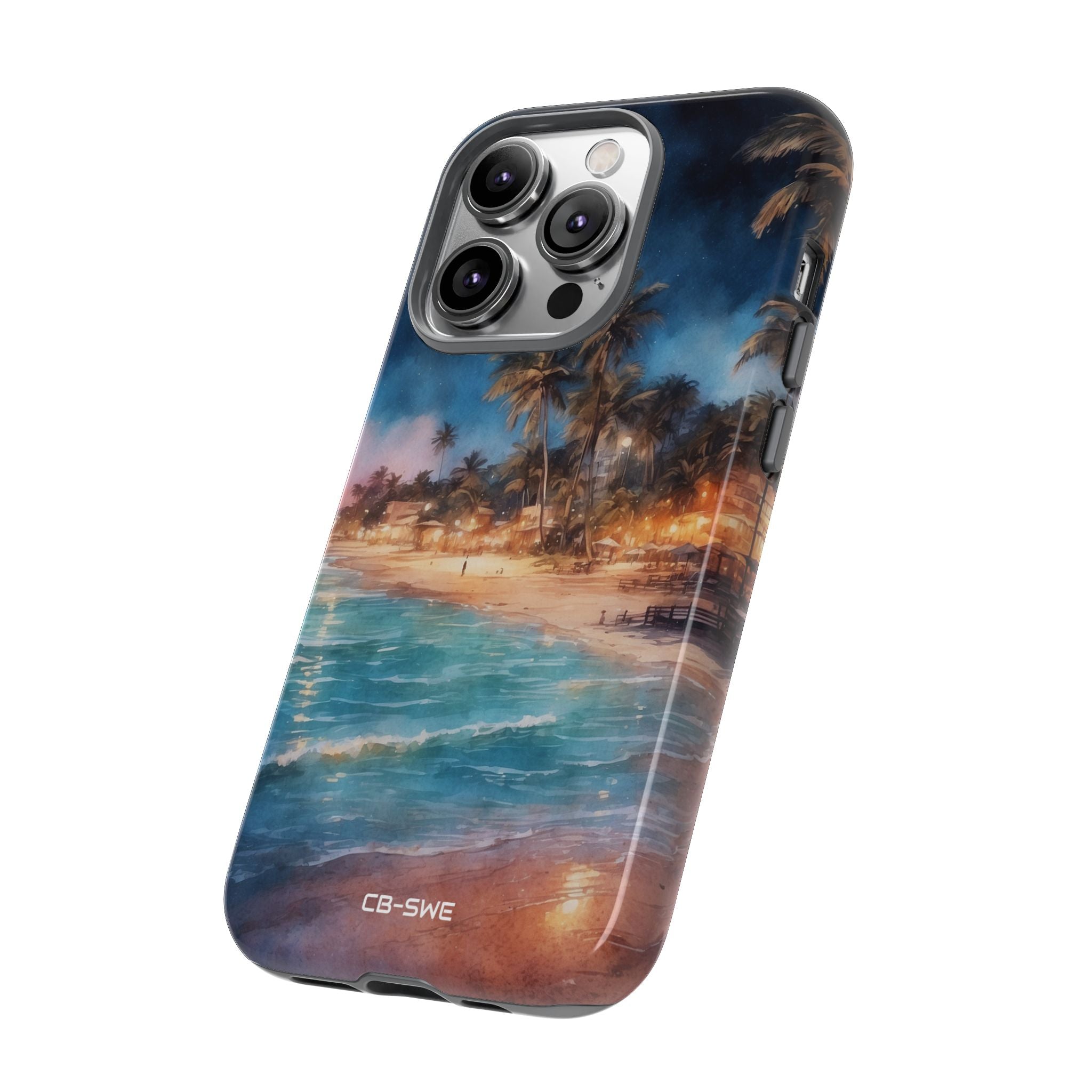 Moonlight Dances Water - iPhone Case