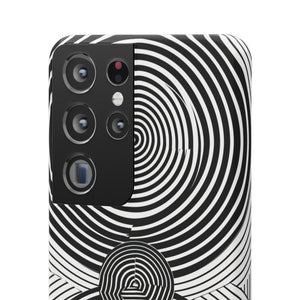 Hypnotische Geometrie | Schlanke Handyhülle für Samsung