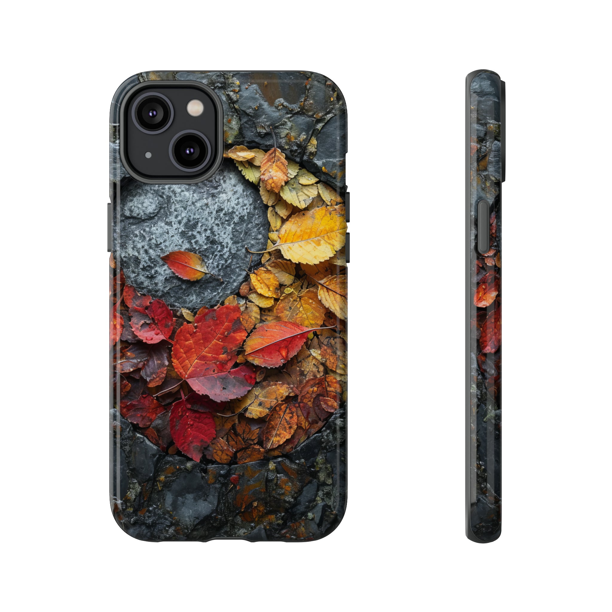 Autumn Peace Leaf Sign - Protective Phone Case