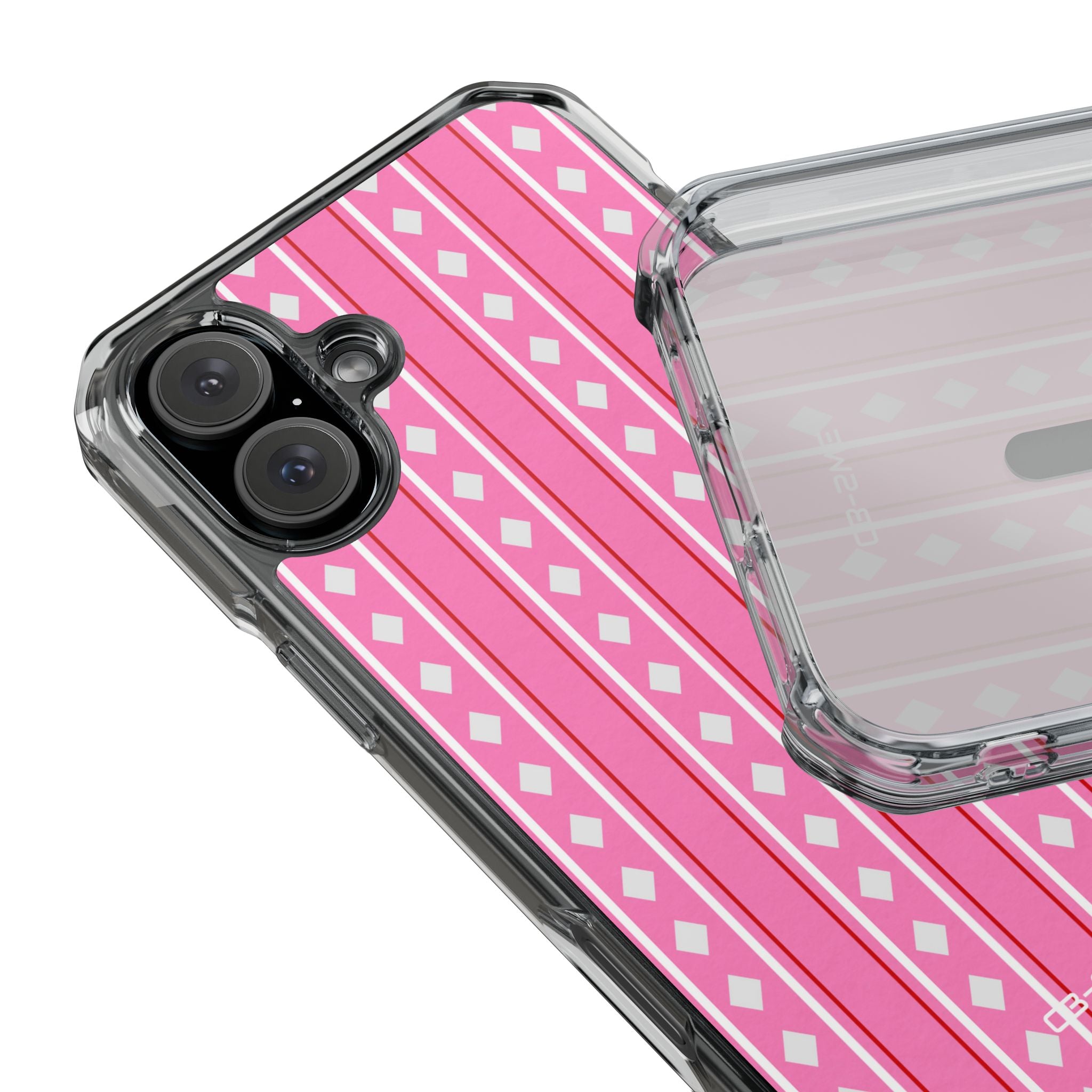 Pink Diamonds Symmetry iPhone Case - Impact