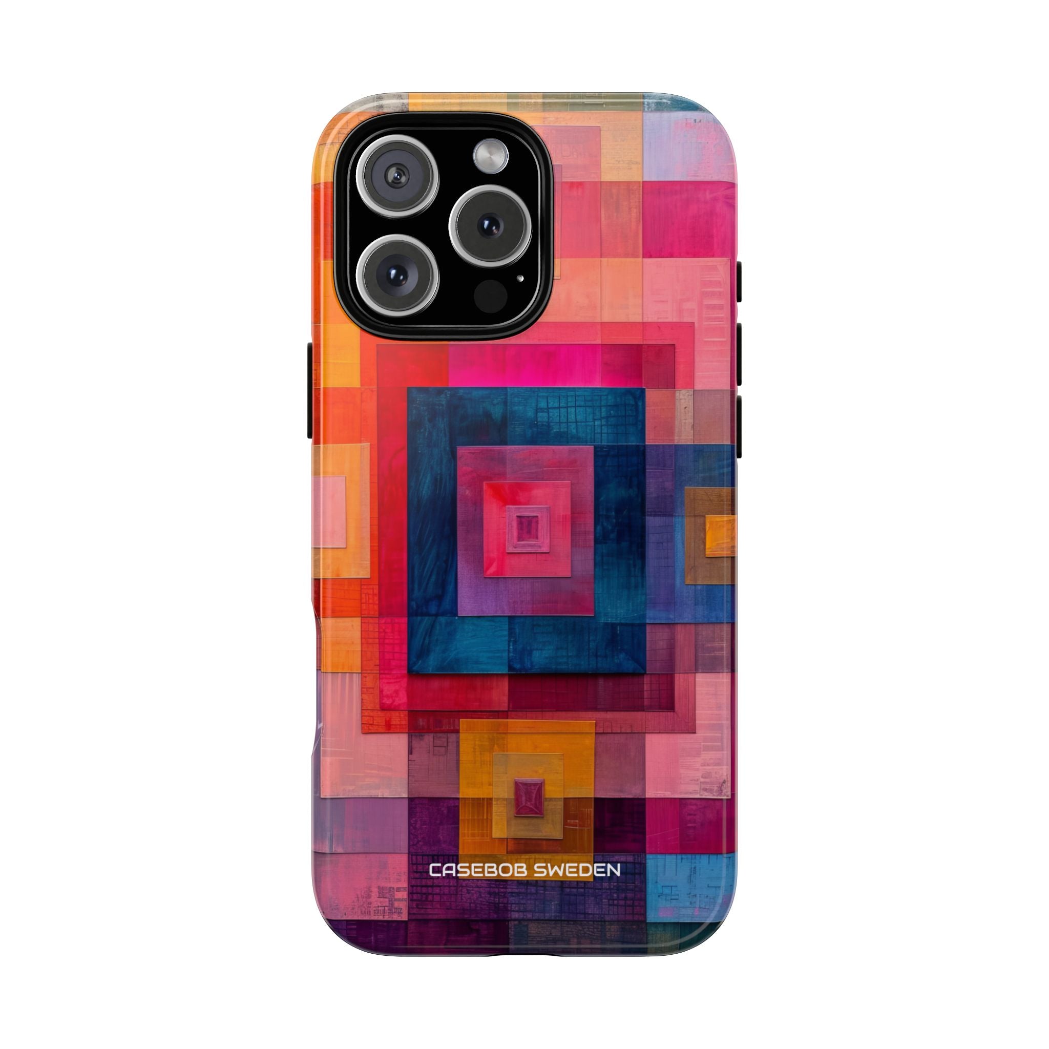 Vibrant Geometry - Tough iPhone 16 Phone Case