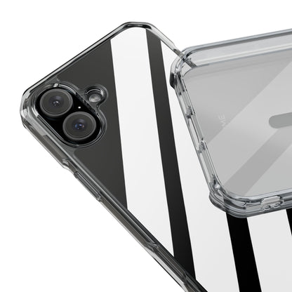 Monochrome Diagonal Symmetry iPhone Case - Impact
