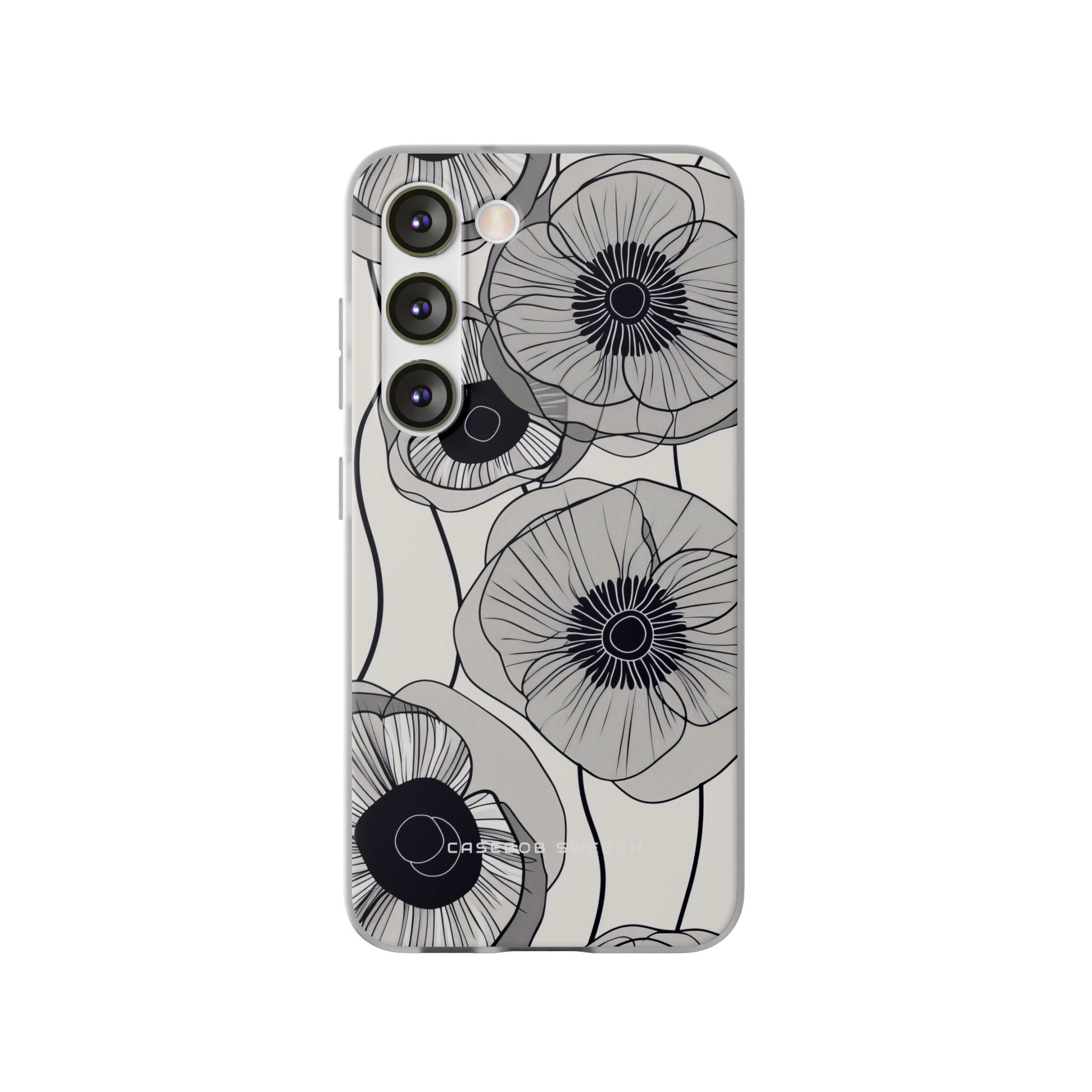 Moderne minimalistische Blumen Samsung S23 - Flexi Handyhülle