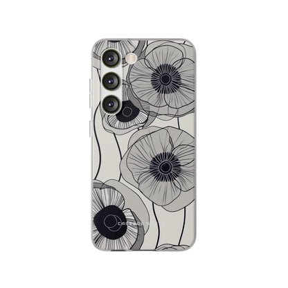 Modern Minimalist Flowers Samsung S23 - Flexi Phone Case