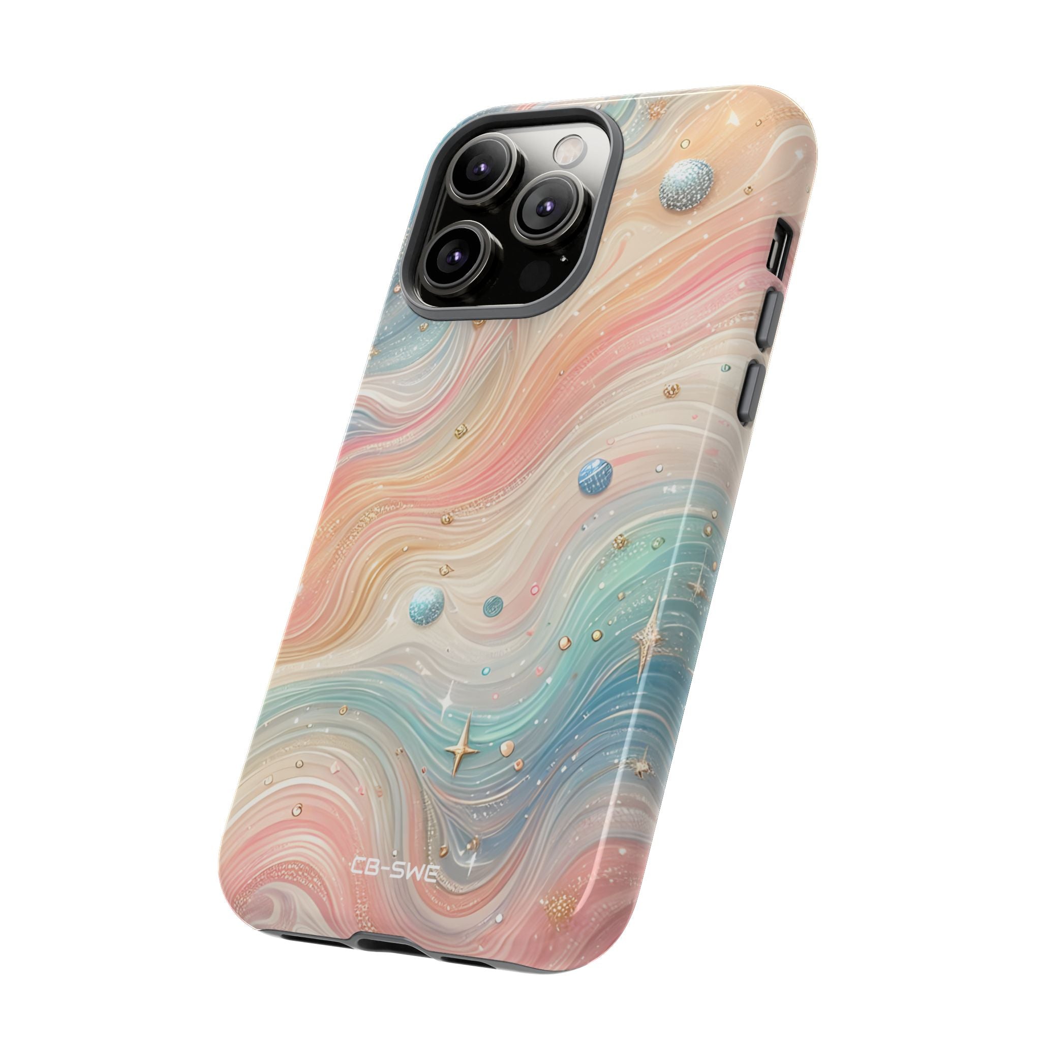 Celestial Waves Dance - iPhone Case
