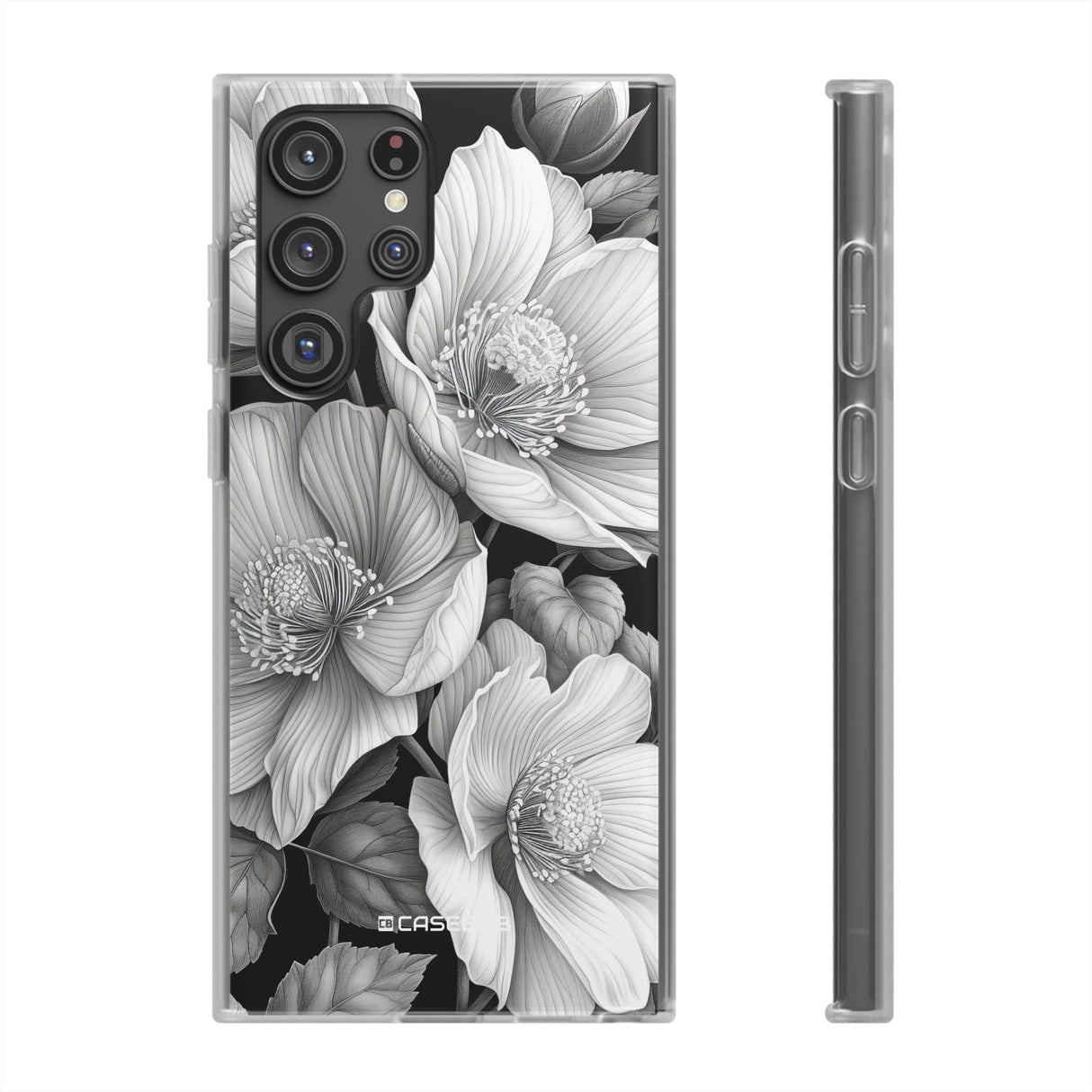 Botanische Eleganz | Flexible Handyhülle für Samsung Galaxy