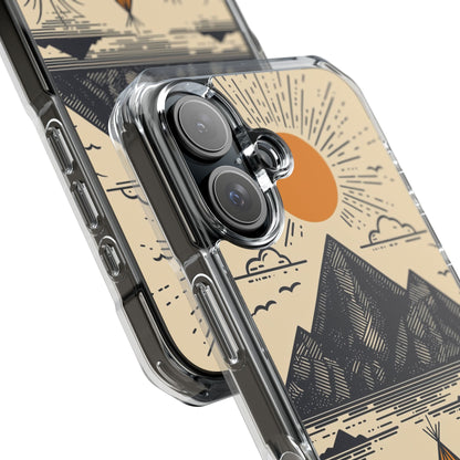 Golden Tent Awaits iPhone Case - Impact