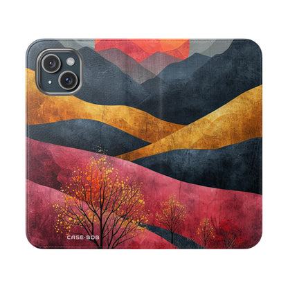 Sunset Hills - iPhone 15 - Case - Lompakko
