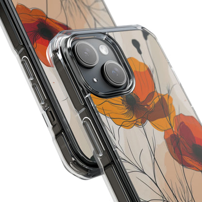 Golden Bloom Dance iPhone 15 - Impact Clear+