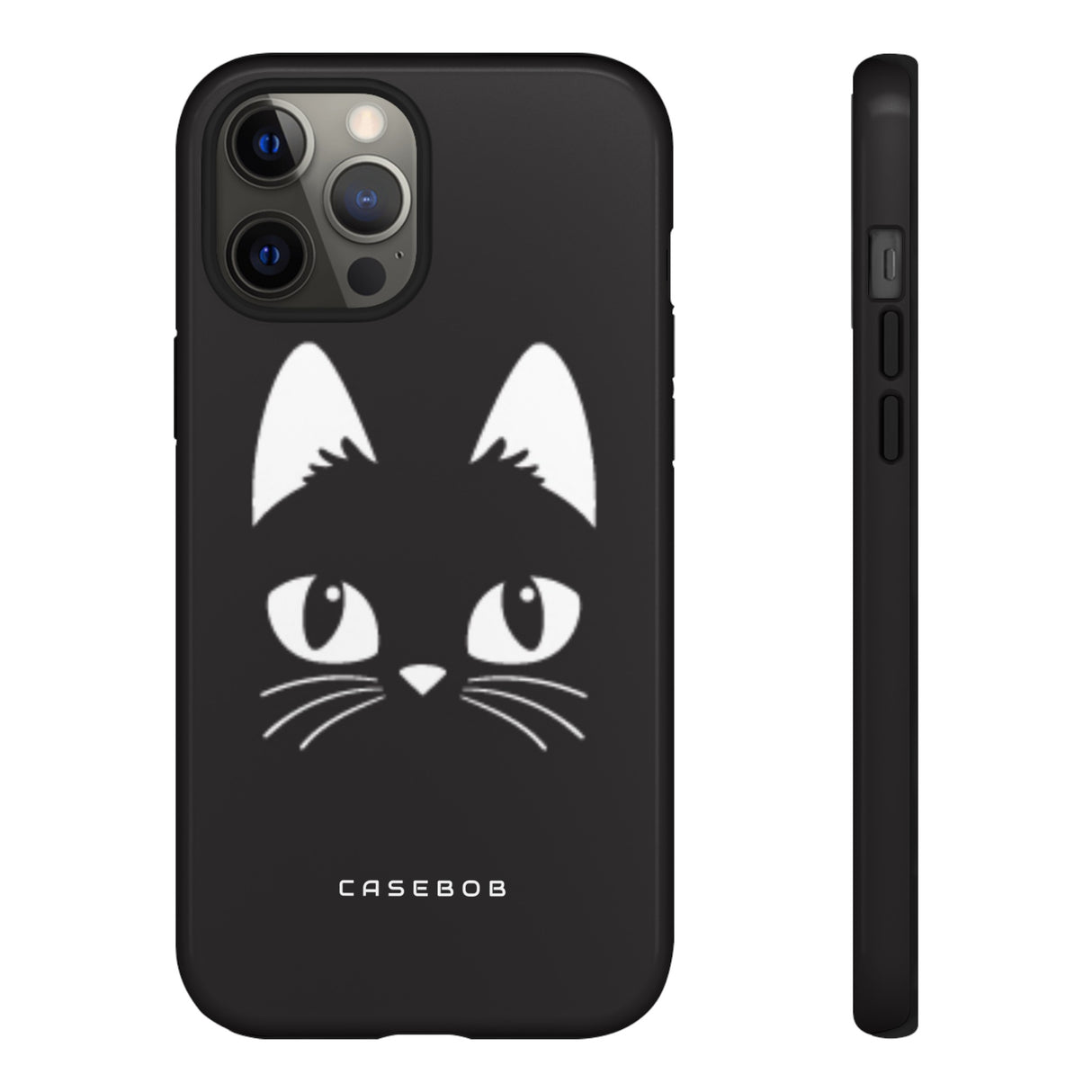 Cartoon Cat Icon - Protective Phone Case