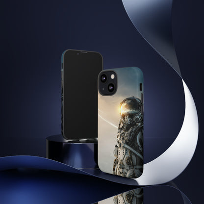 Astronaut on unexplored planet - Protective Phone Case