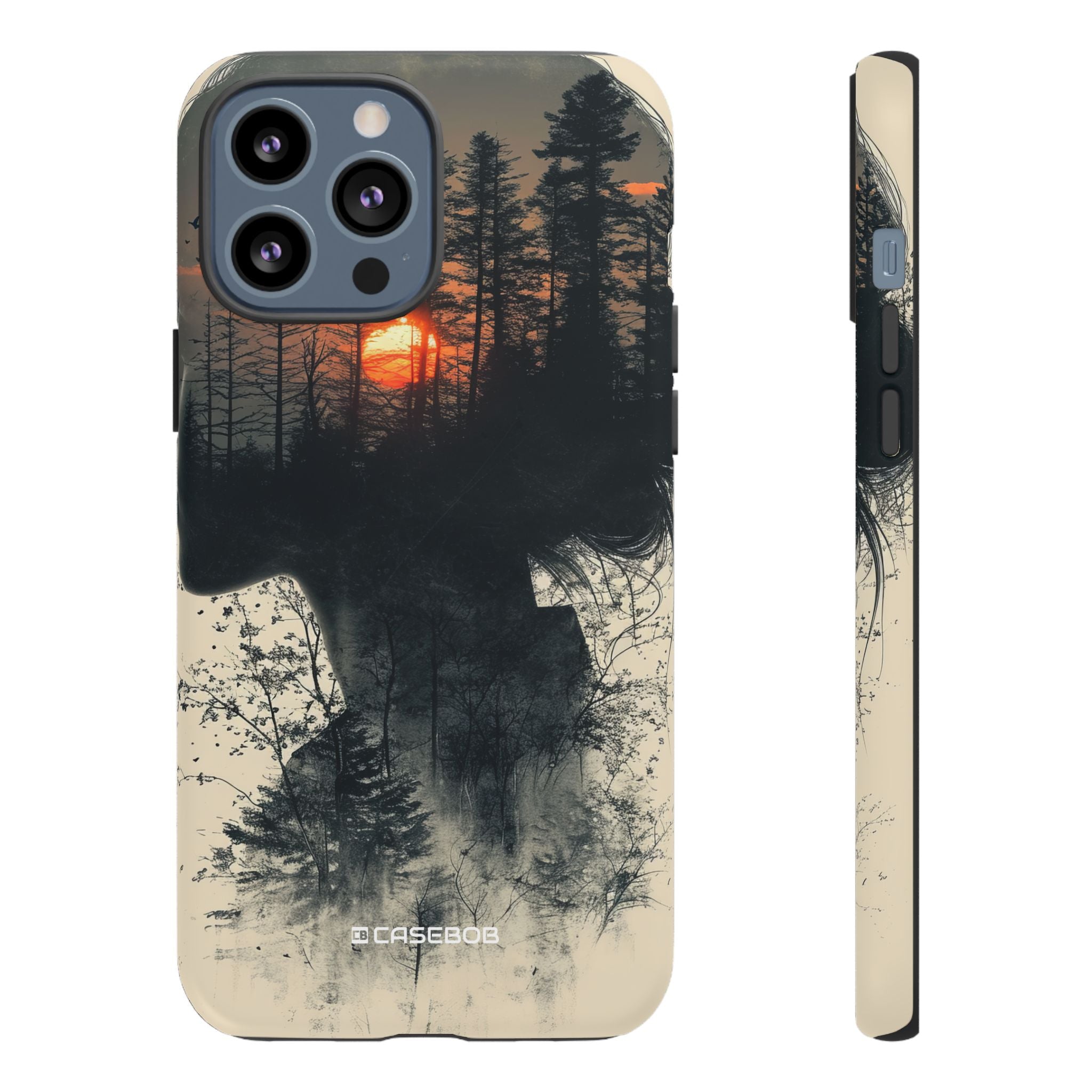 Tranquil Silhouette | Protective Phone Case for iPhone