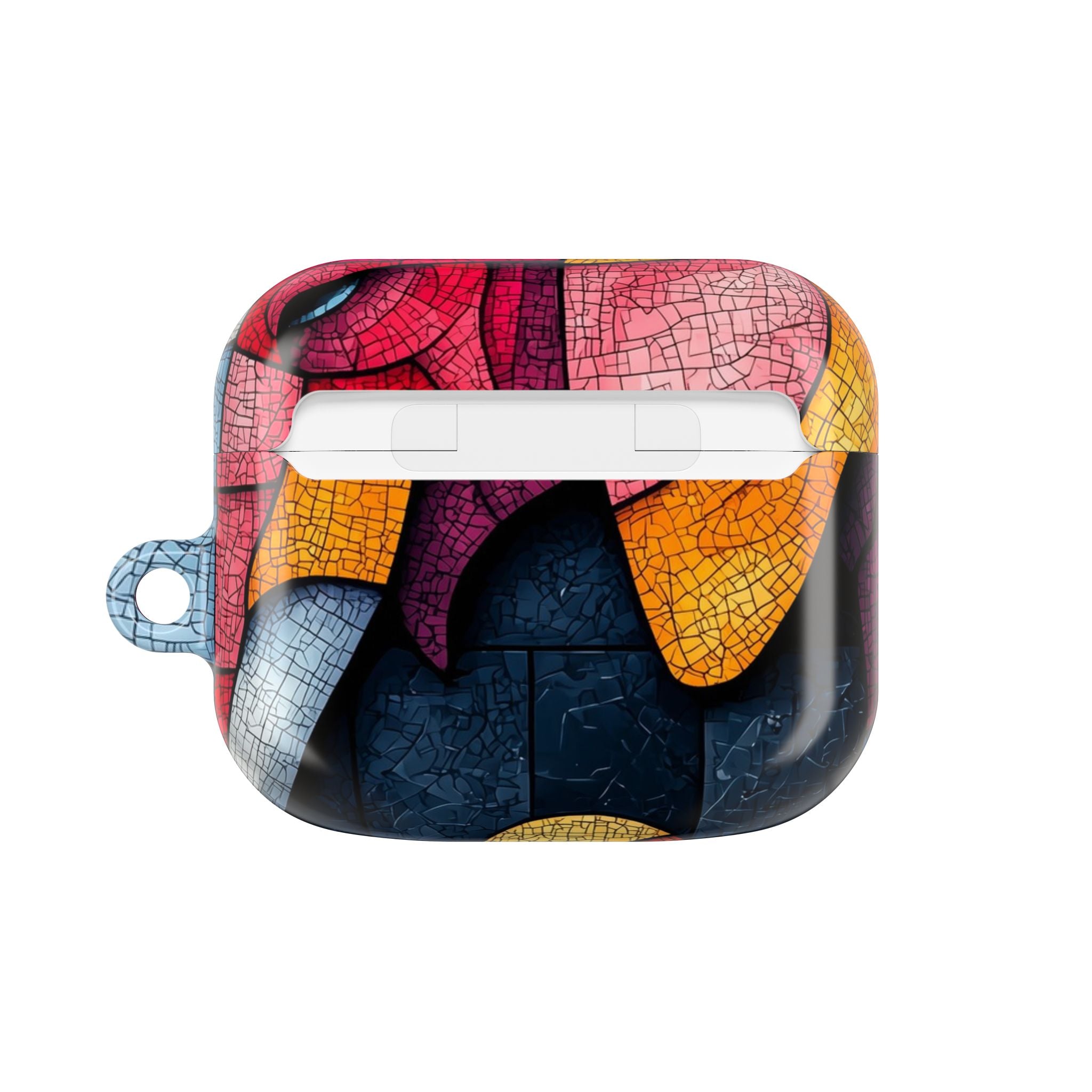 Blue Mosaic Elephant - AirPods Case
